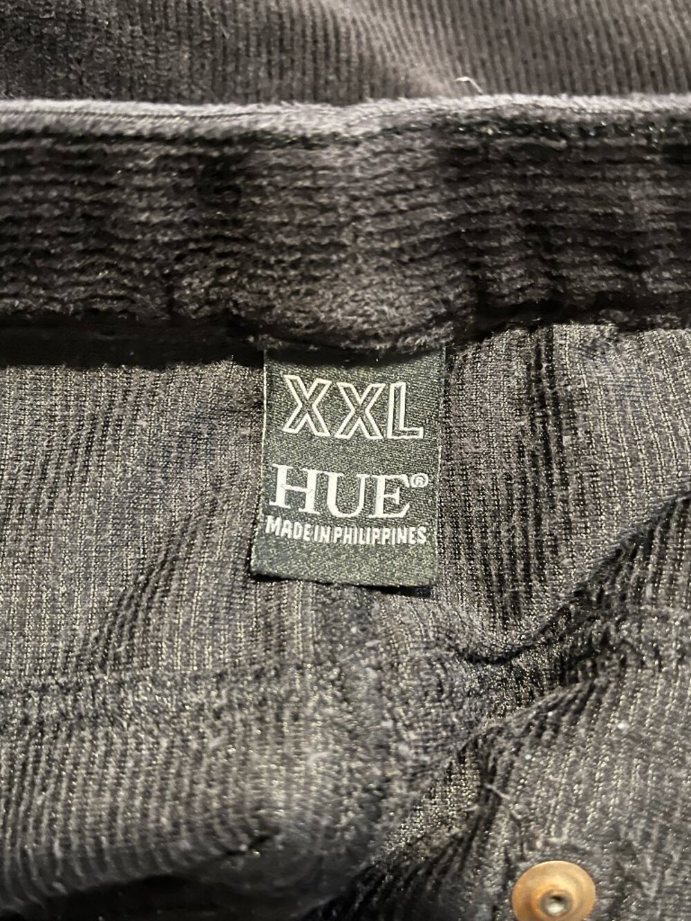 HUE XXL Corduroy Jegging Leggings - Black - Picture 9 of 10